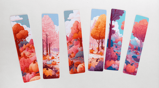 Комплет од 6 Бележници - Есенски шуми